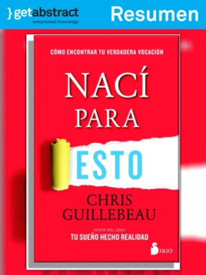 cover image of Nací para esto (resumen)